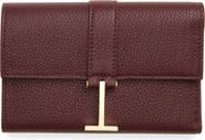 TOM FORD Kara Grain Leather Compact Wallet