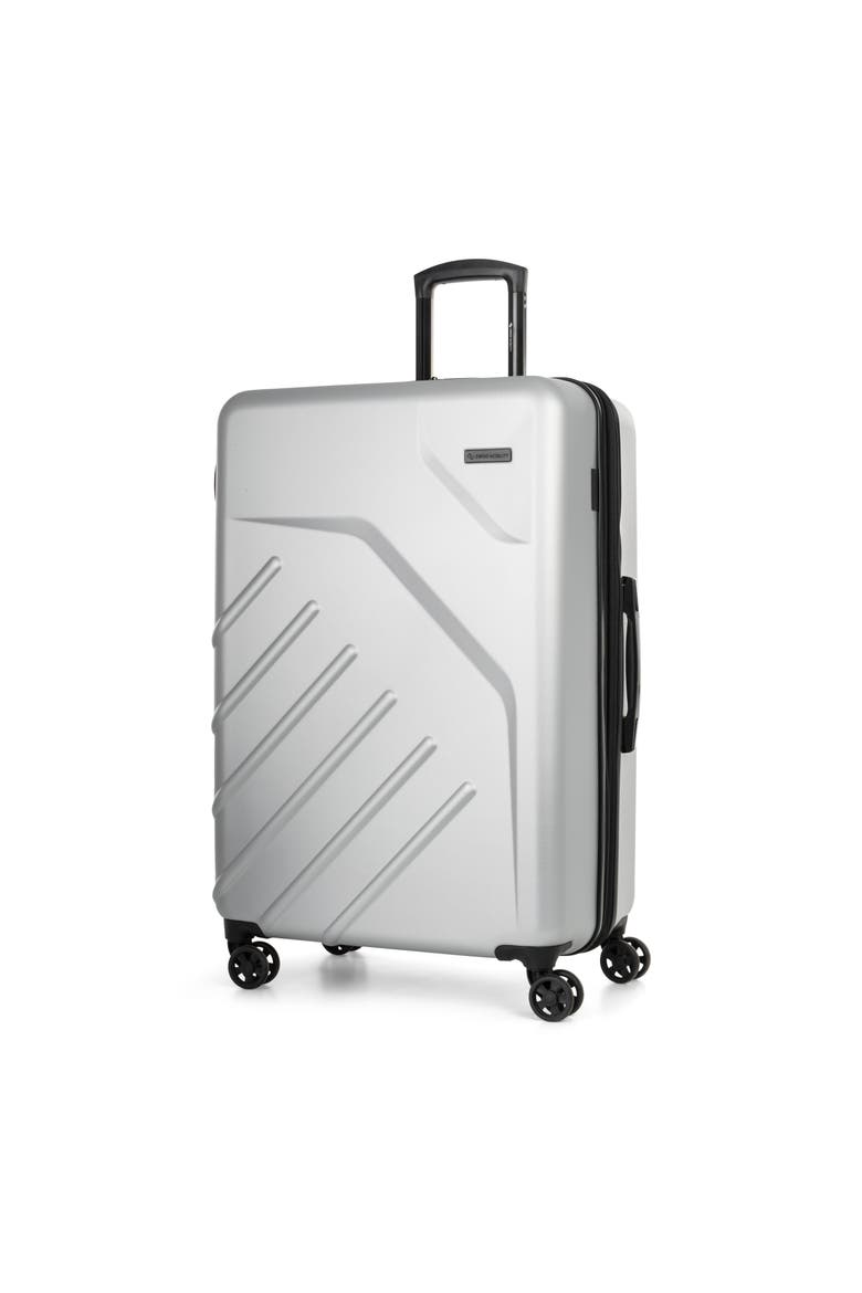 LGA Hardside Large Luggage, Alternate, color, Silver