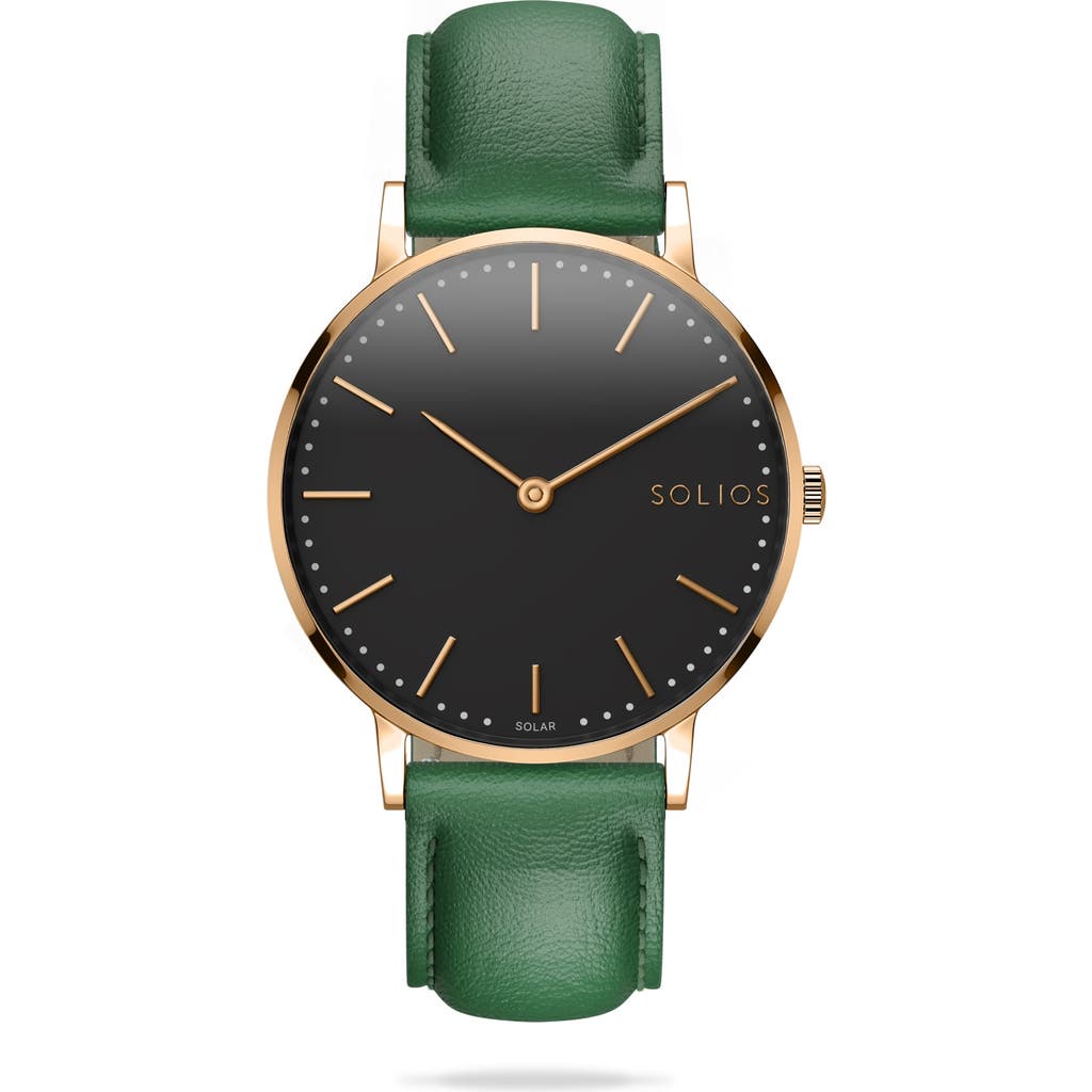 Solios Watches The Solar Classic | Black Dial