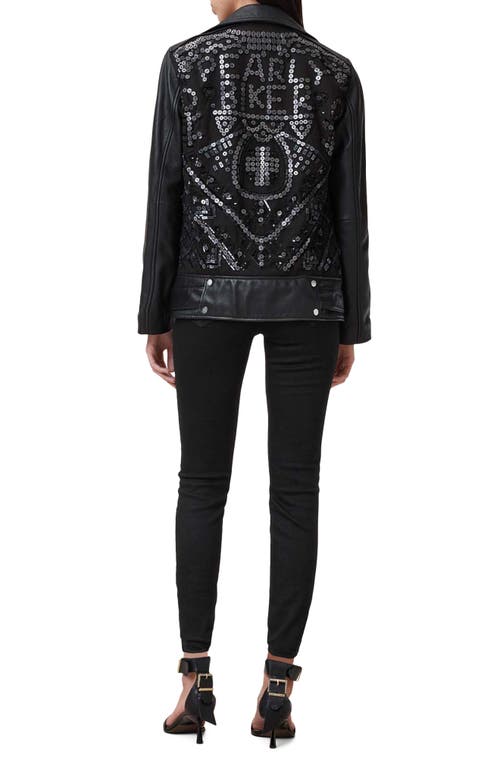 Allsaints Miller Skinny Jeans In Black