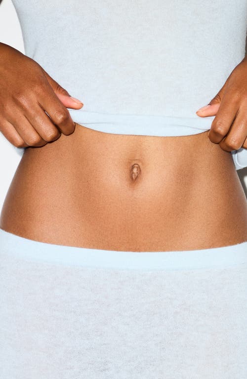 Skims Cashmere Maxi Skirt In White