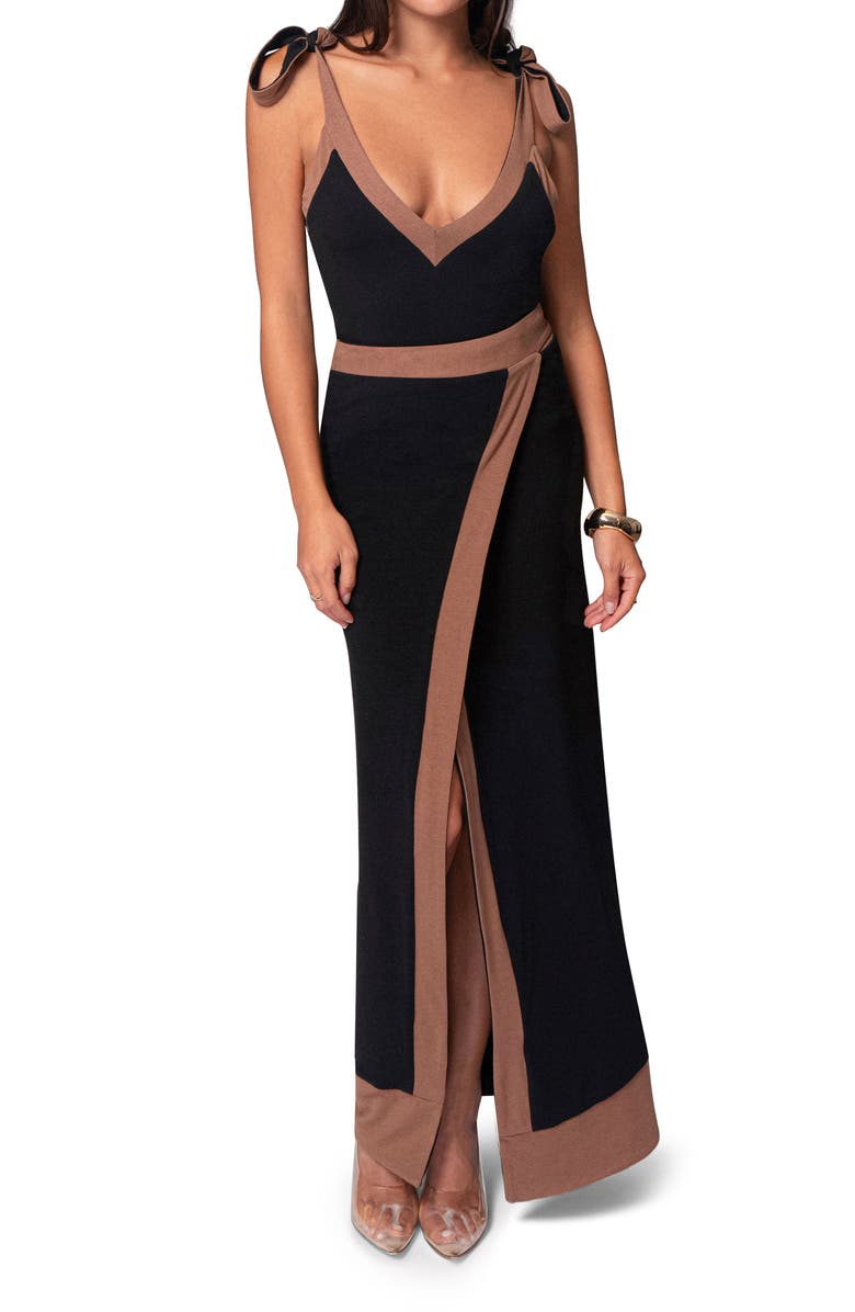 JLUXLABEL Kamie Reversible Bodysuit & Skirt Set, Main, color, 