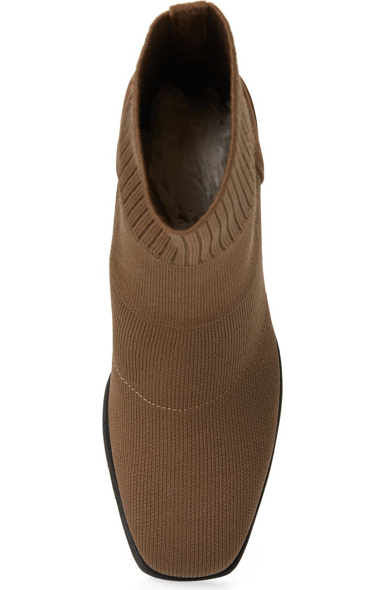 Eileen Fisher Spell Stretch Knit Bootie, Alternate, color, Antelope