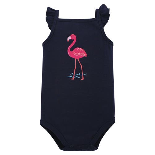Hudson Baby Soft Cotton Sleeveless Bodysuit In Pink