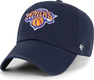 '47 Men's '47 Navy New York Knicks Core Logo Clean Up Adjustable Hat