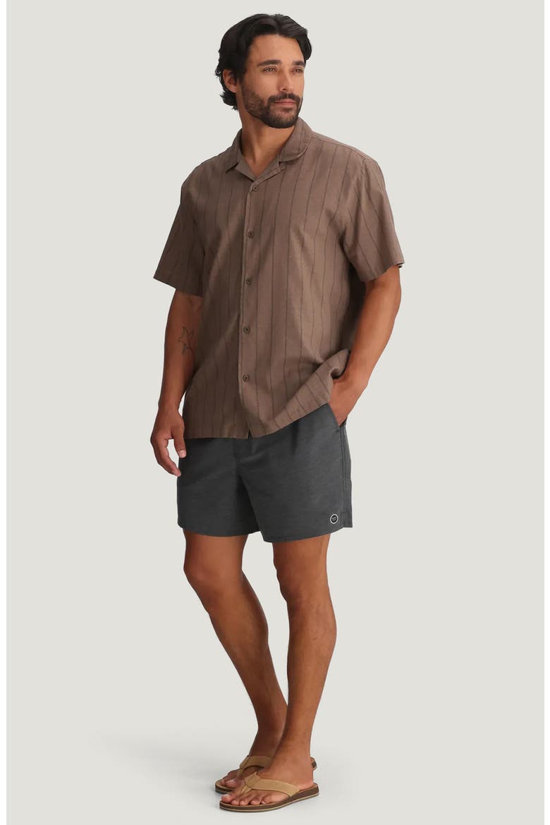Sullivans Camp Shirt, Alternate, color, DASH VERTICAL STRIPE FOSSIL