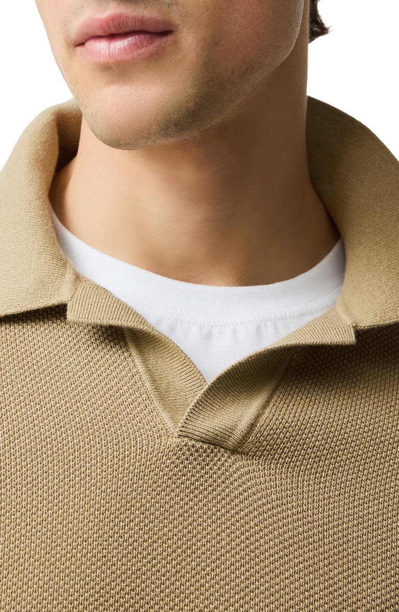 Rodd & Gunn Avalon Johnny Collar Polo, Alternate, color, Camel