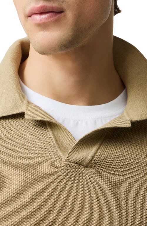 Rodd & Gunn Avalon Johnny Collar Polo In Brown