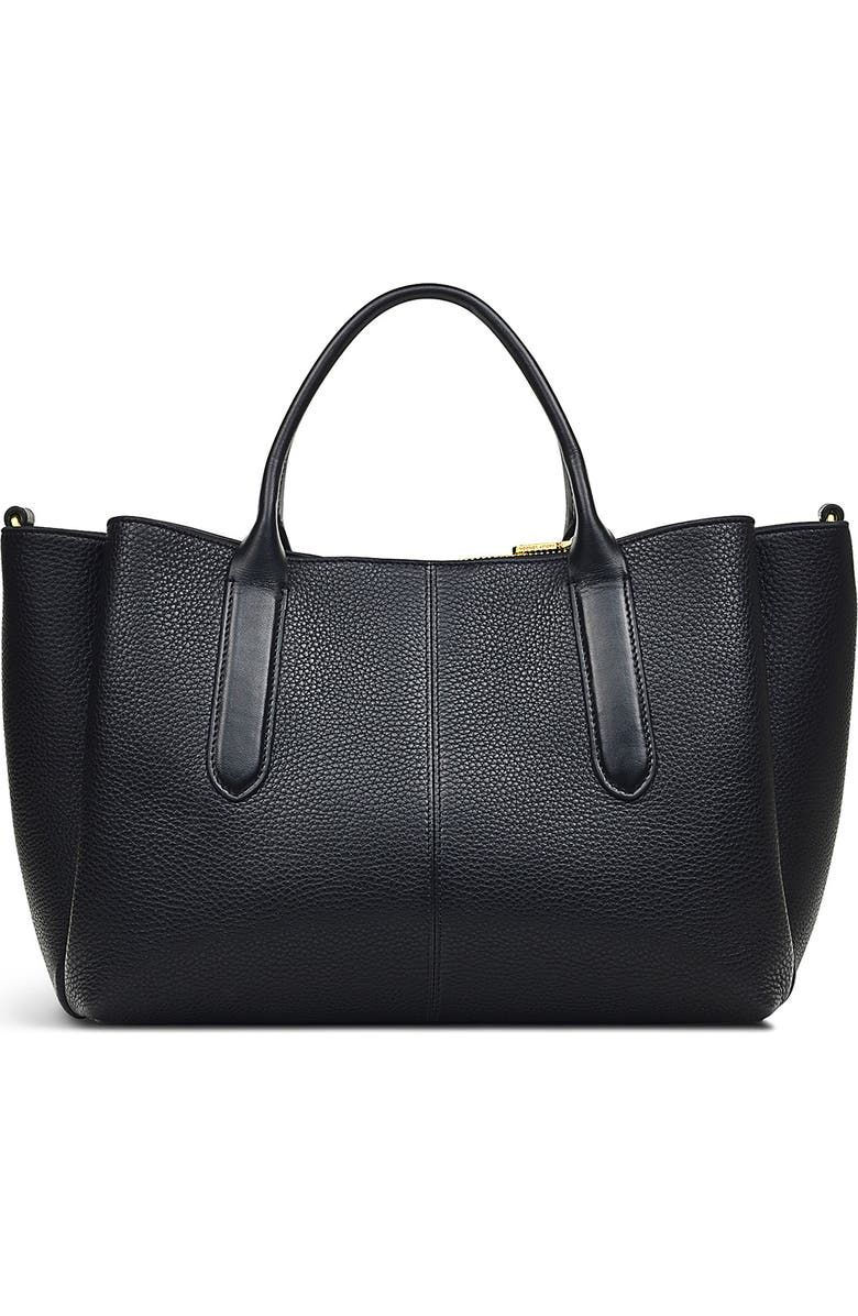 Radley Hillgate Place Leather Satchel, Alternate, color, Black