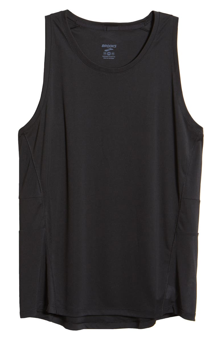 Brooks Stealth Men's Performance Running Tank, Alternate, color, 