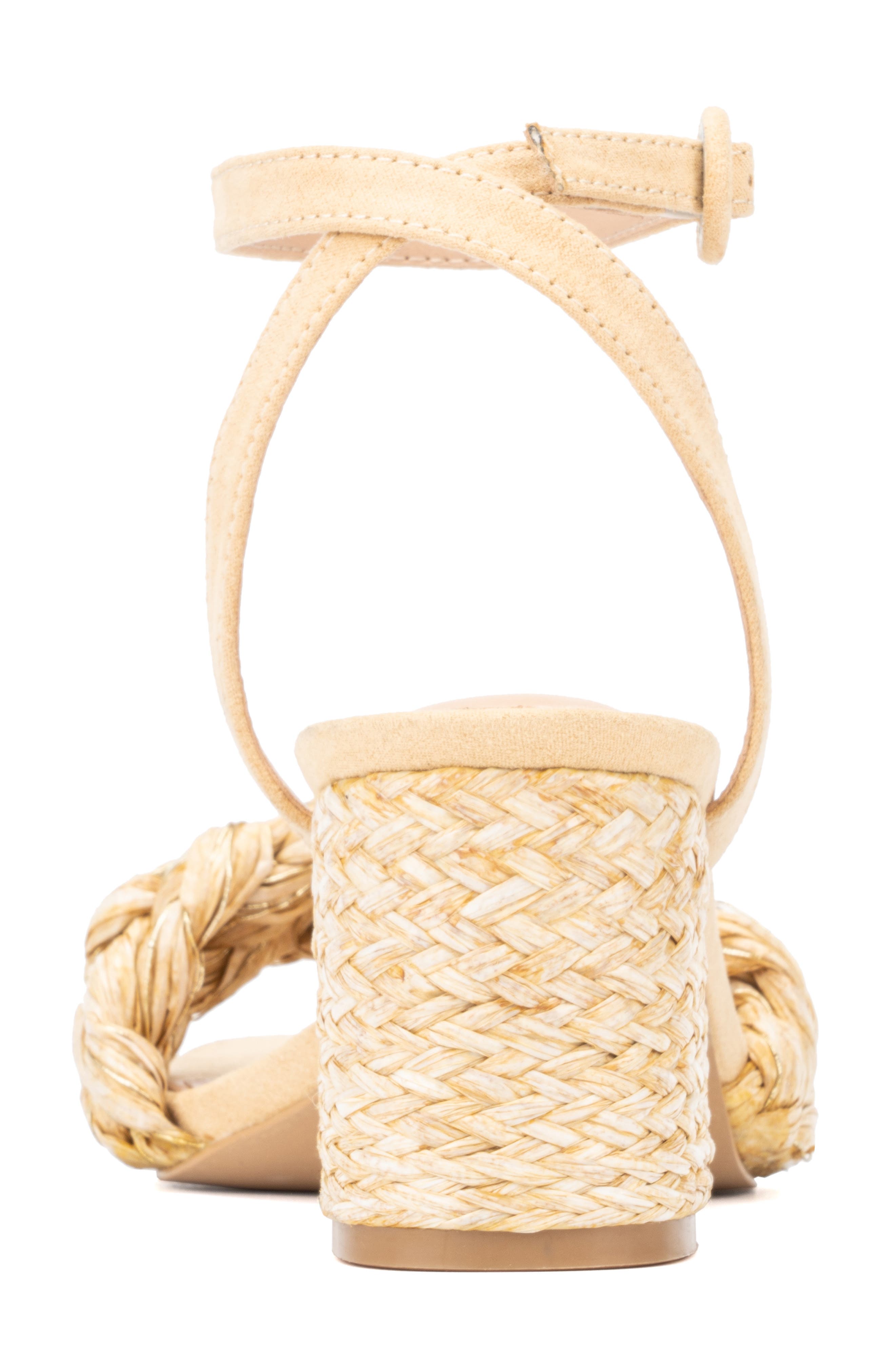 NEW YORK AND COMPANY Elissa Heeled Sandal, Alternate, color, Natural