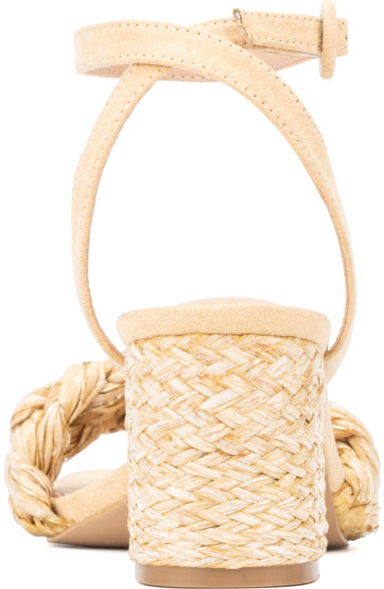NEW YORK AND COMPANY Elissa Heeled Sandal, Alternate, color, Natural