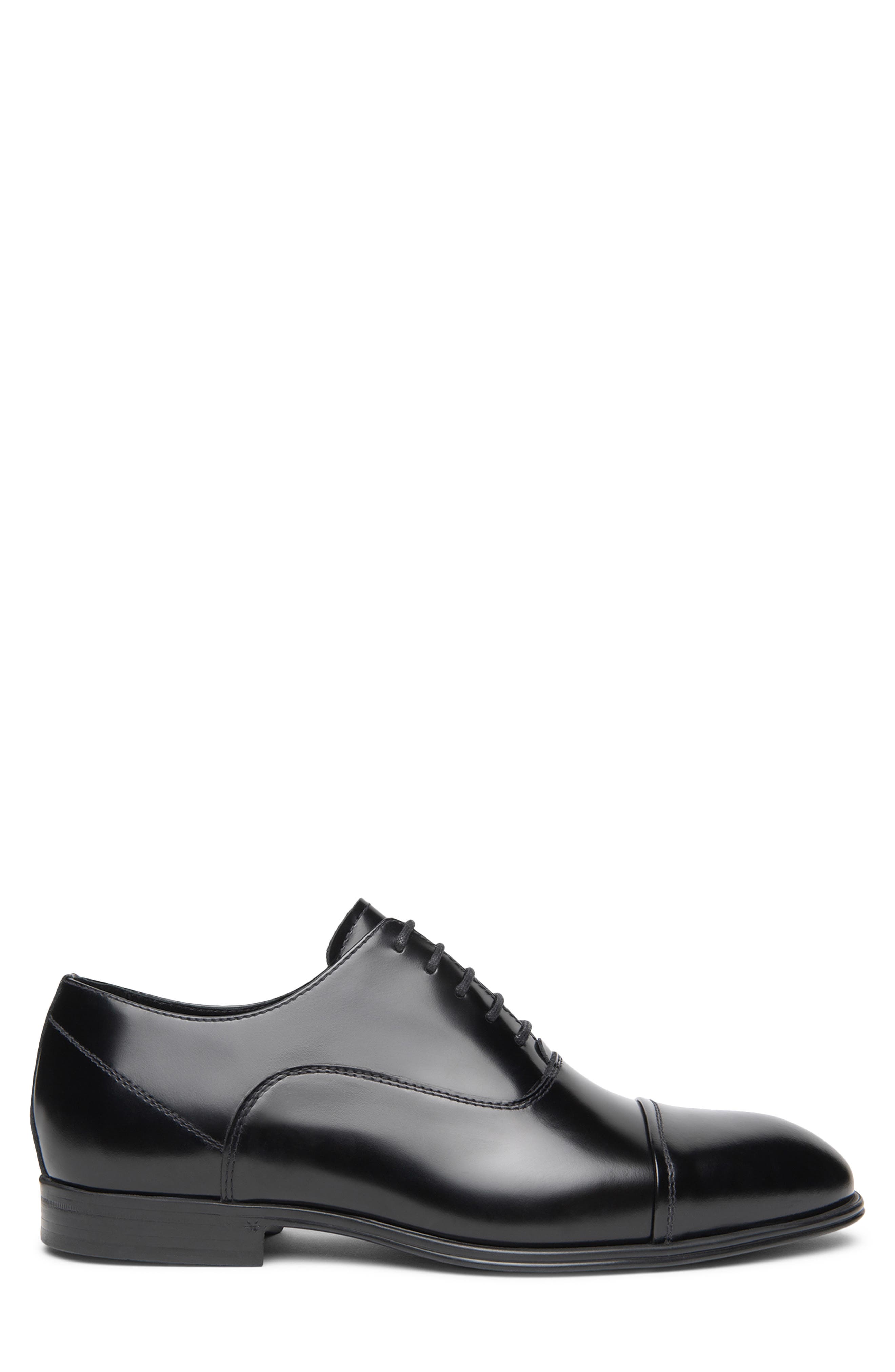Cap Toe Oxford, Alternate, color, BLACK
