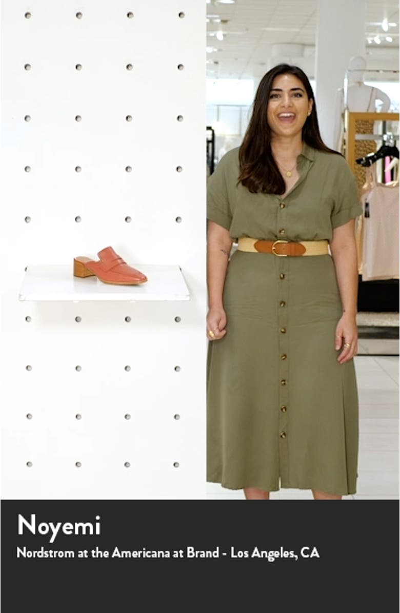 Galia Block Heel Mule, sales video thumbnail