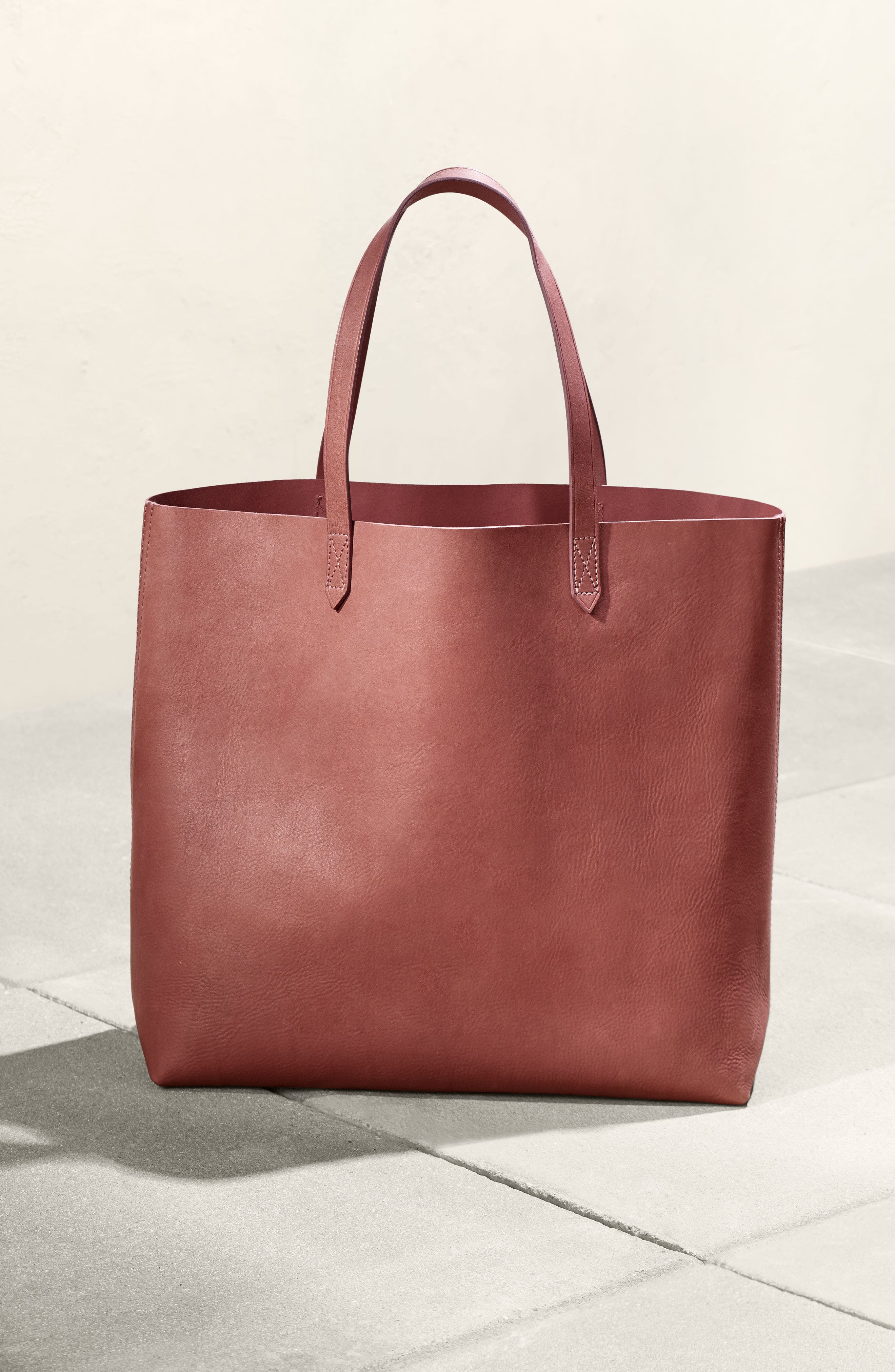 Madewell 'Transport' Leather Tote, Main, color, 