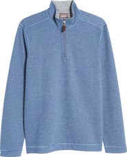 Johnston & Murphy Reversible Quarter Zip Pullover