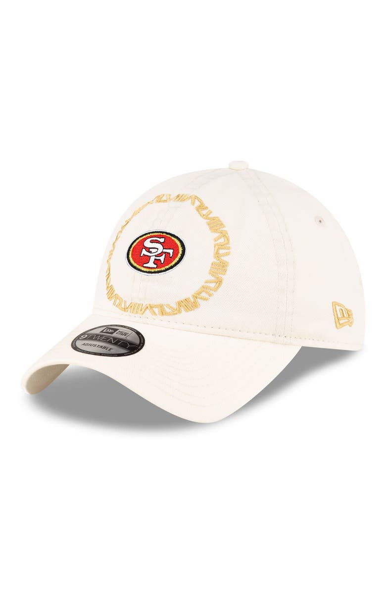 New Era Men's New Era  Cream San Francisco 49ers Super Bowl LVIII 9TWENTY Adjustable Hat, Alternate, color, 