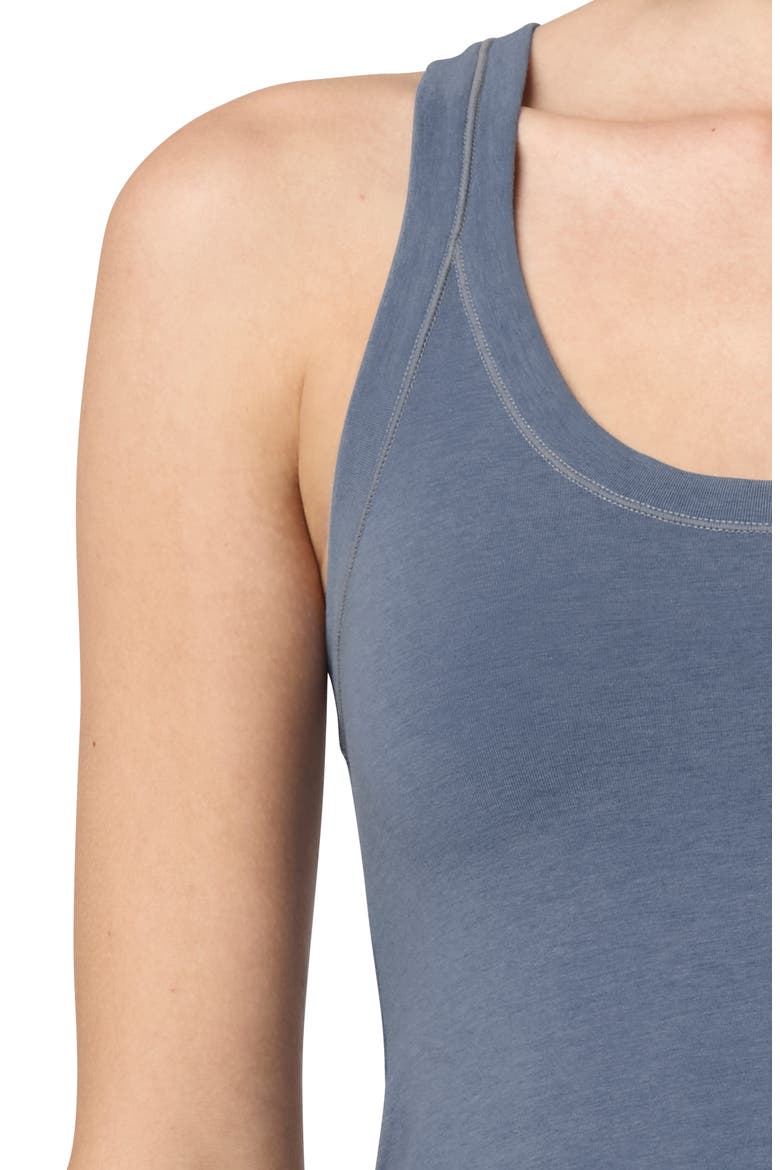 Stretch Cotton Camisole, Alternate, color, GRISAILLE