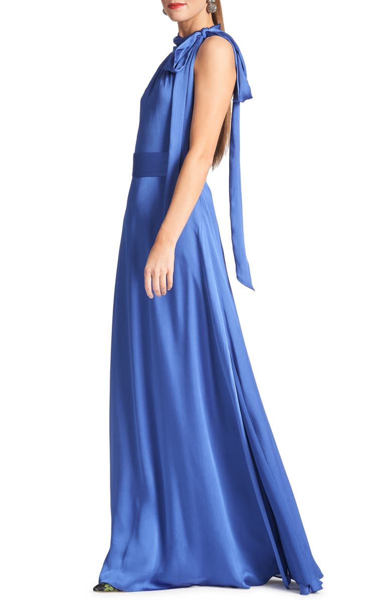 Sachin & Babi Kayla Crinkle Georgette Gown, Alternate, color, 