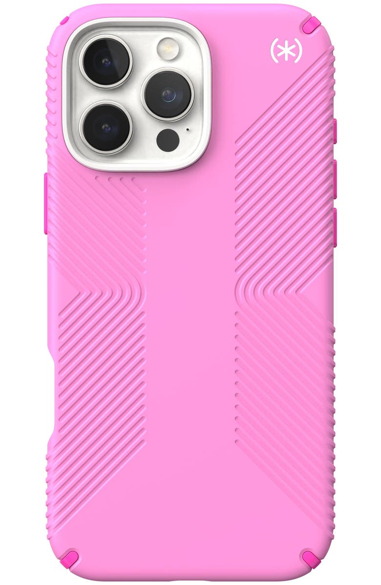 Speck Presidio2 Grip MagSafe Case with for Apple iPhone 16 Pro Max, Main, color, Pink