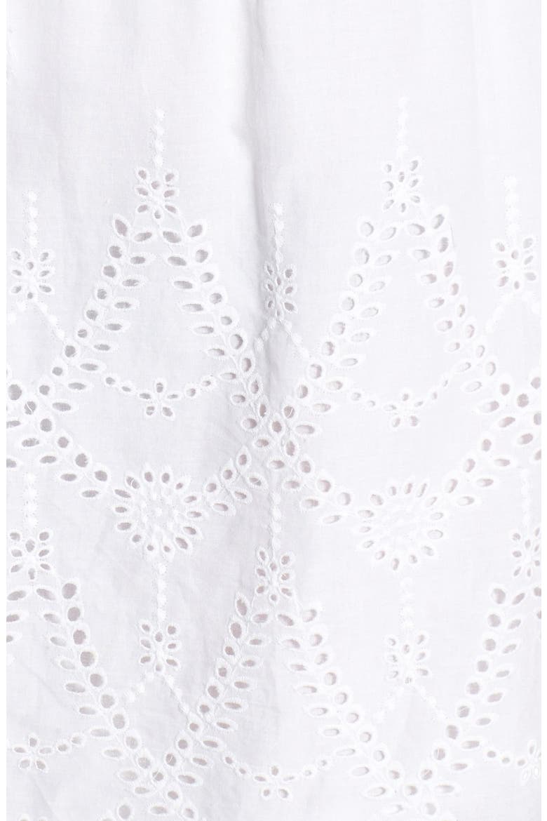 'Serena' Lace Fit & Flare Dress, Alternate, color, WHITE