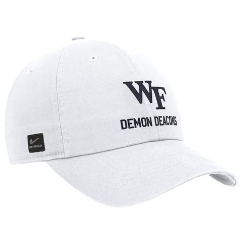 Men's Nike White Wake Forest Demon Deacons 2025 On-Field Club Adjustable Hat
