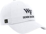 Nike Men's Nike White Wake Forest Demon Deacons 2025 On-Field Club Adjustable Hat
