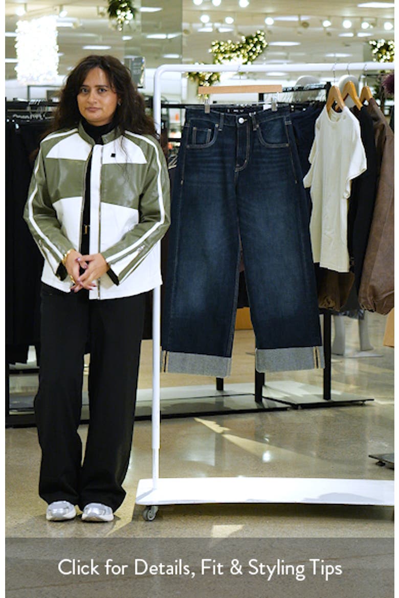 Cuffed Mid Rise Wide Leg Jeans video