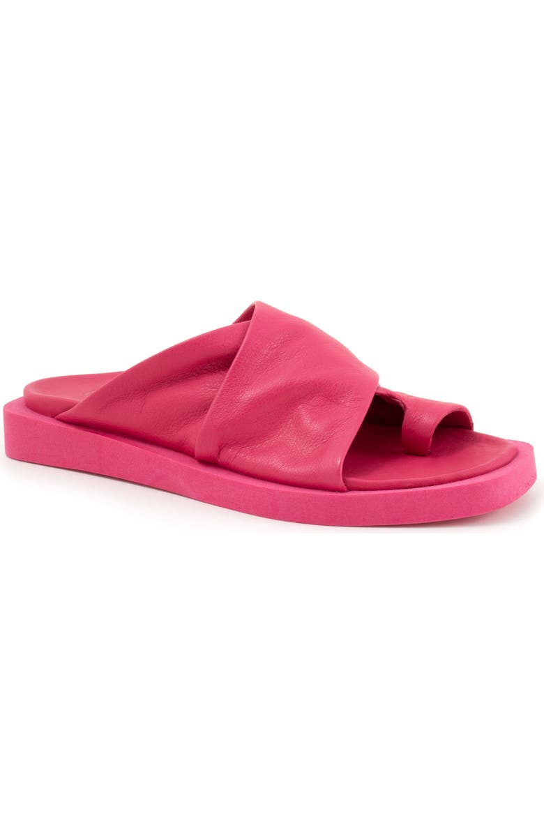 Bueno Jerika Toe Loop Sandal, Main, color, Hot Pink