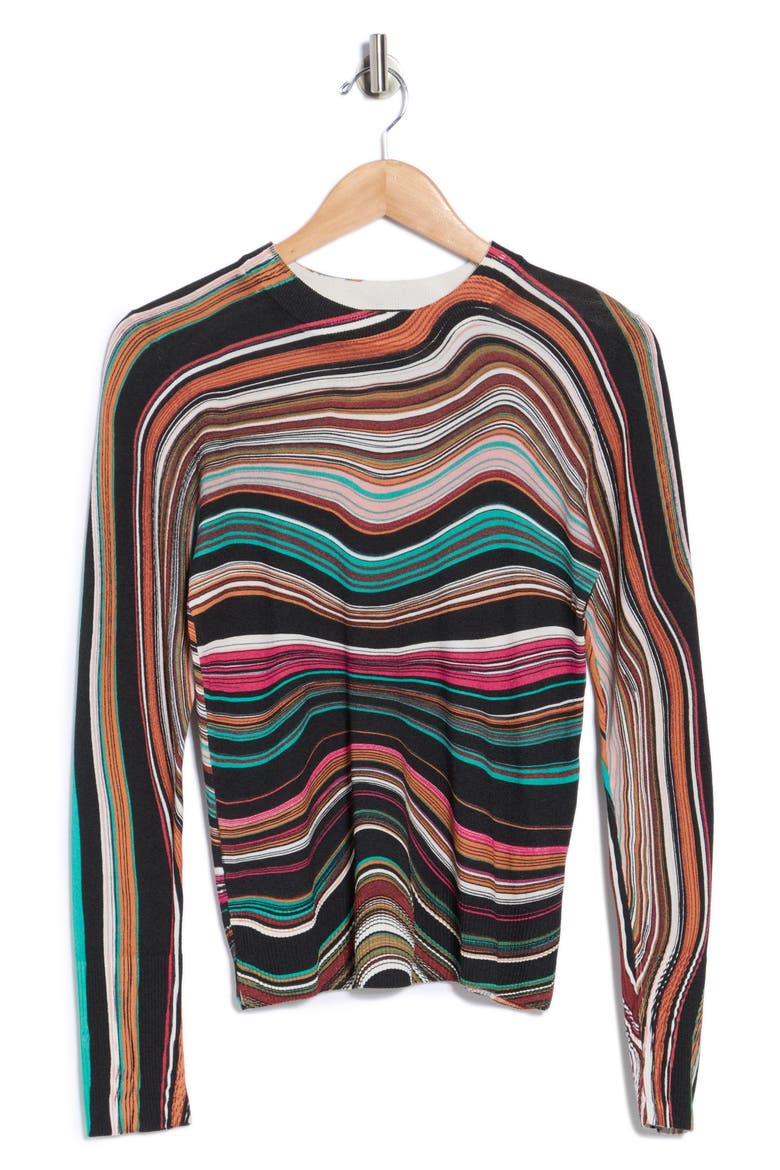 Long Sleeve Knit Top, Alternate, color, ORANGE