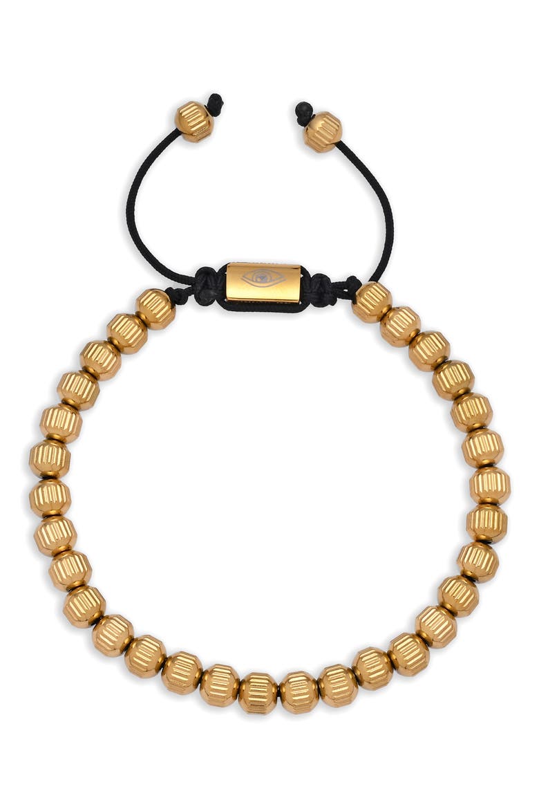 Alexander Beaded Slider Bracelet, Main, color, GOLD