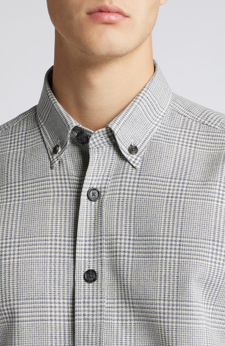 BOSS Olly Glen Plaid Wool Button-Down Shirt, Alternate, color, 