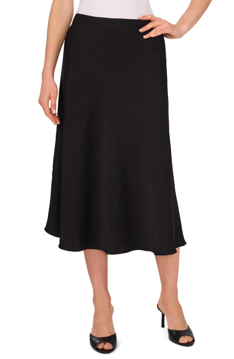 1.STATE Satin Bias Skirt, Main, color, Rich Black