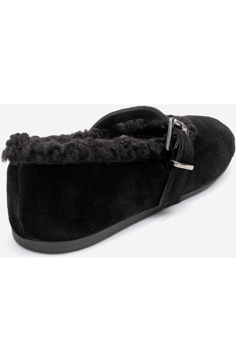 Forever
Always Shoes Guin Leather Strap Flat, Alternate, color, Black Suede Leather