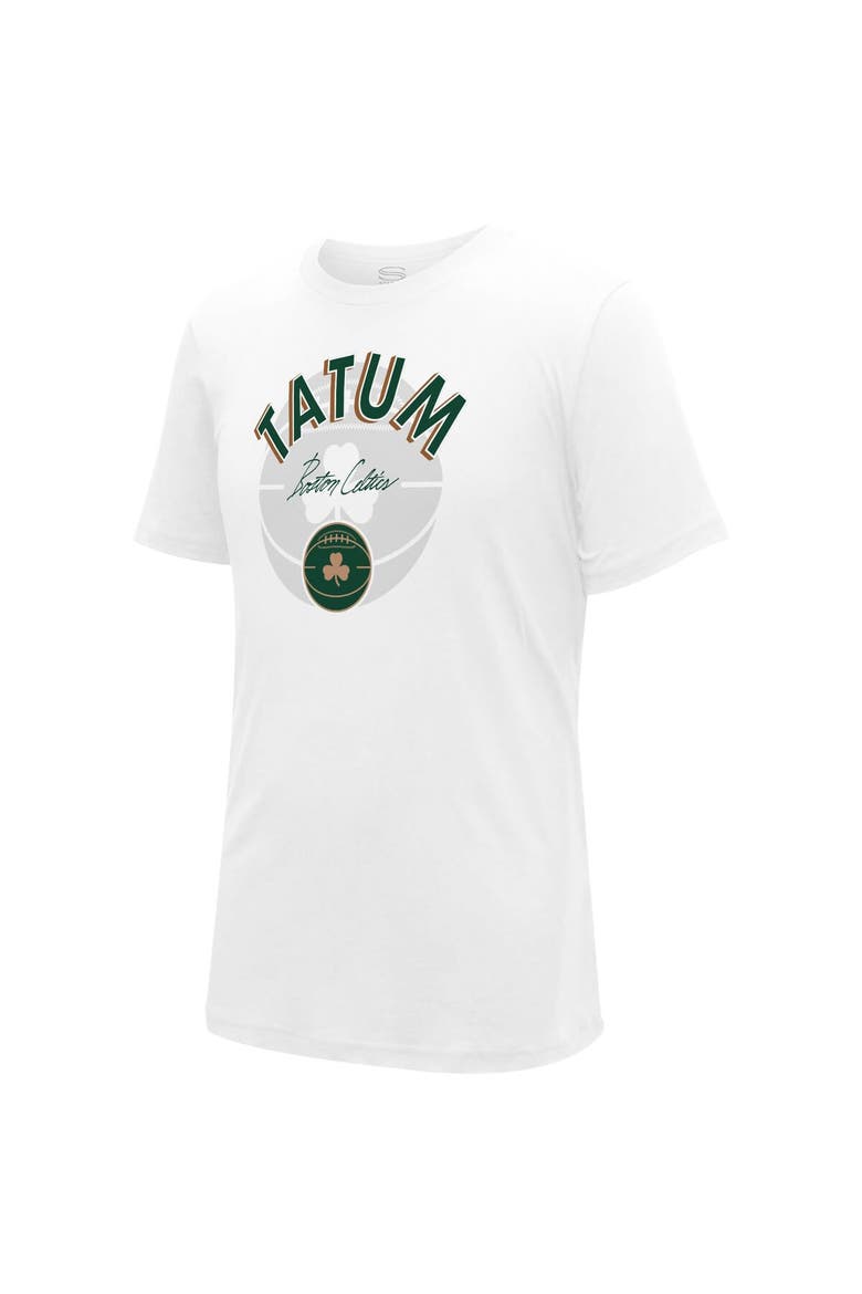 Unisex Stadium Essentials Jayson Tatum White Boston Celtics 2023/24 City Edition Player Graphic T-Shirt, Alternate, color, White
