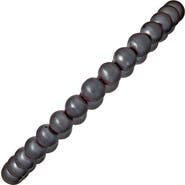 Jan Leslie 4mm Sterling Silver Lava Shape Bead Bracelet