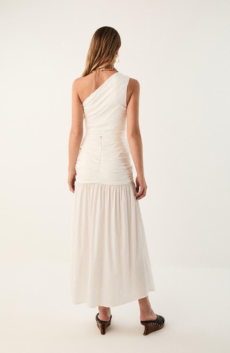 ViX Paula Hermanny Zoe One-Shoulder Cover-Up Top, Alternate, color, Off White