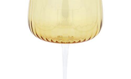 Vietri Francesca Water Glass In Yellow