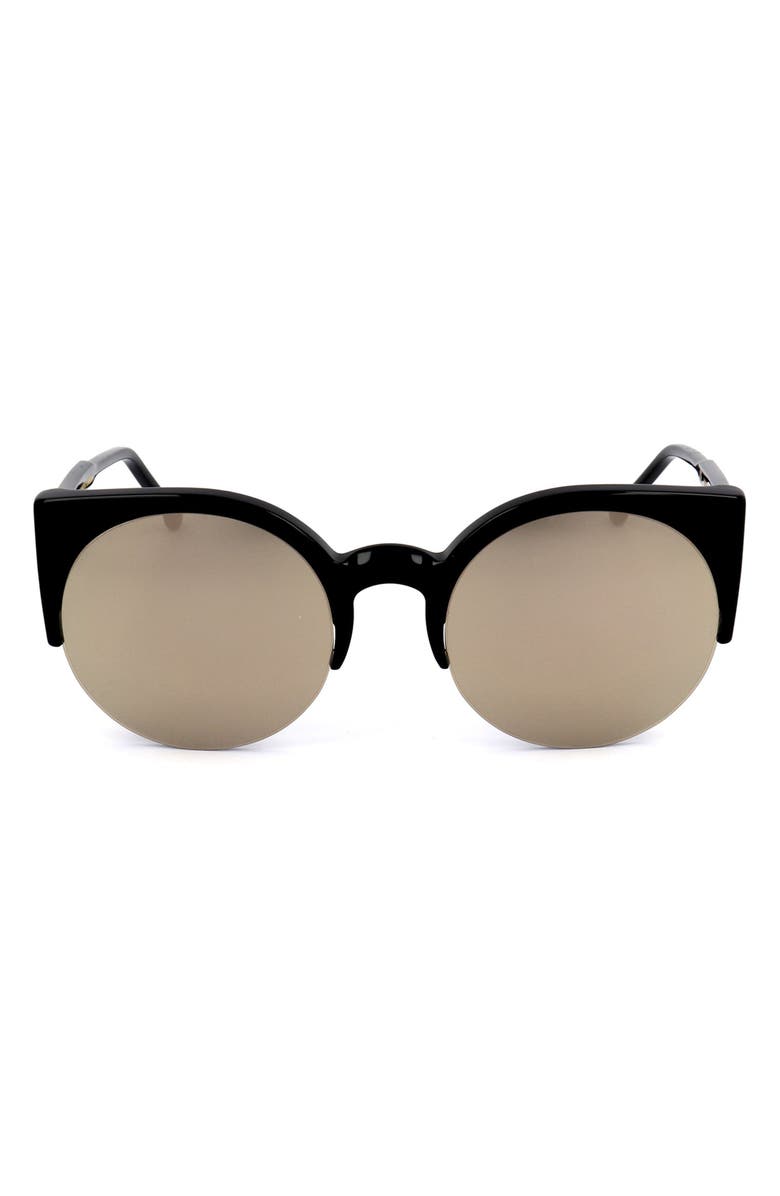 SUPER by RETROSUPERFUTURE<sup>®</sup> 52mm Cat Eye Sunglasses, Main, color, Black