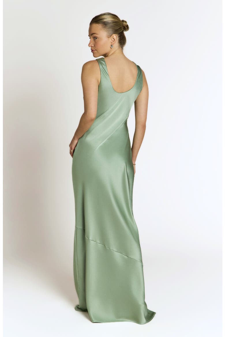 Paloma Scoop Back Dress, Alternate, color, Sage