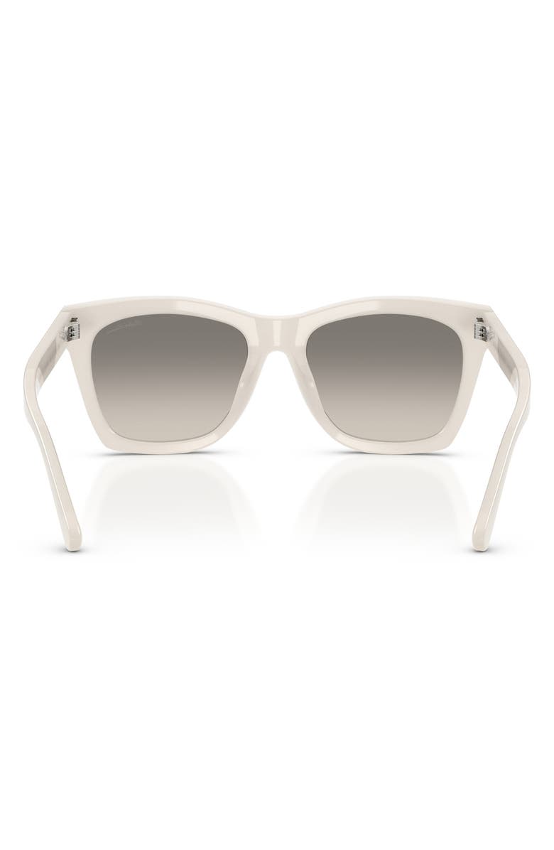 Ralph Lauren 54mm Square Sunglasses, Alternate, color, Opaline Milky / Grey Gradient