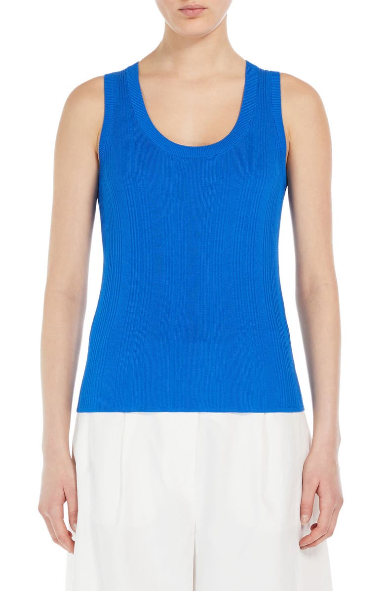 Weekend Max Mara Ceylon Rib Sweater Tank, Main, color, 