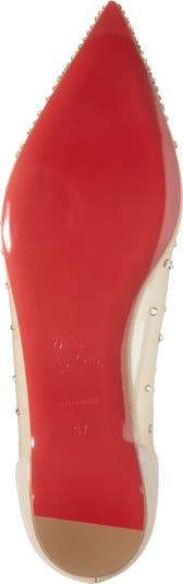 Christian Louboutin Follies Crystal Embellished Mesh Pointed