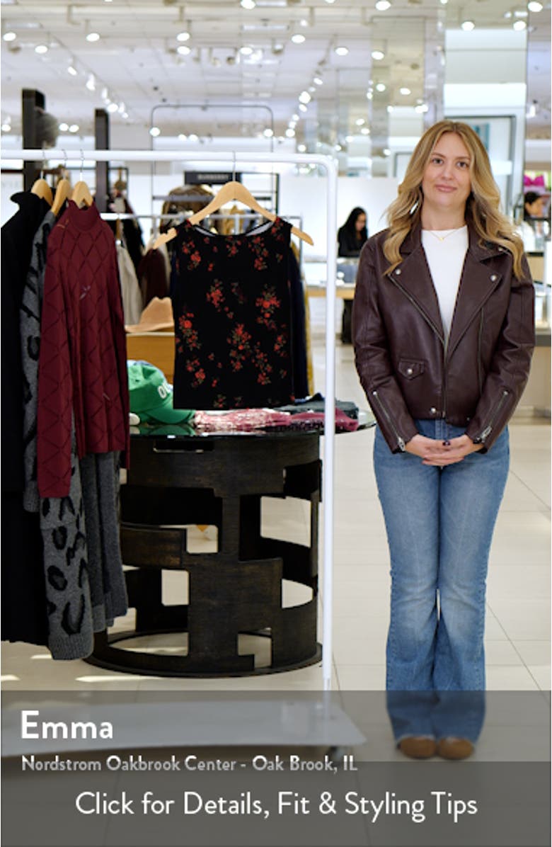 Sleeveless Dusk Stretch Knit Top, sales video thumbnail