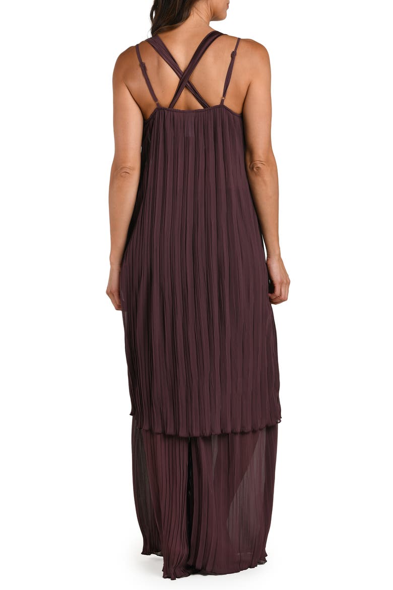 Sunbeams Open Tie Front Cover-Up, Alternate, color, TRUFFLE