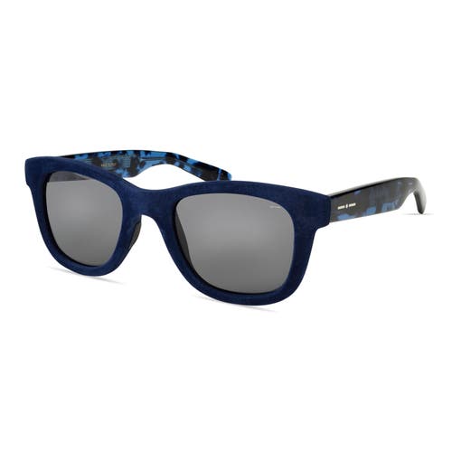 Italia Independent Azzurro Velvet Sunglasses In Blue