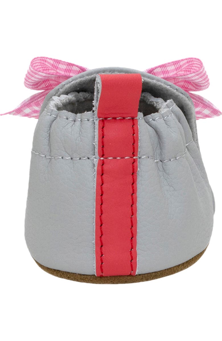 Robeez<sup>®</sup> Cherry Cute Crib Shoe, Alternate, color, Grey