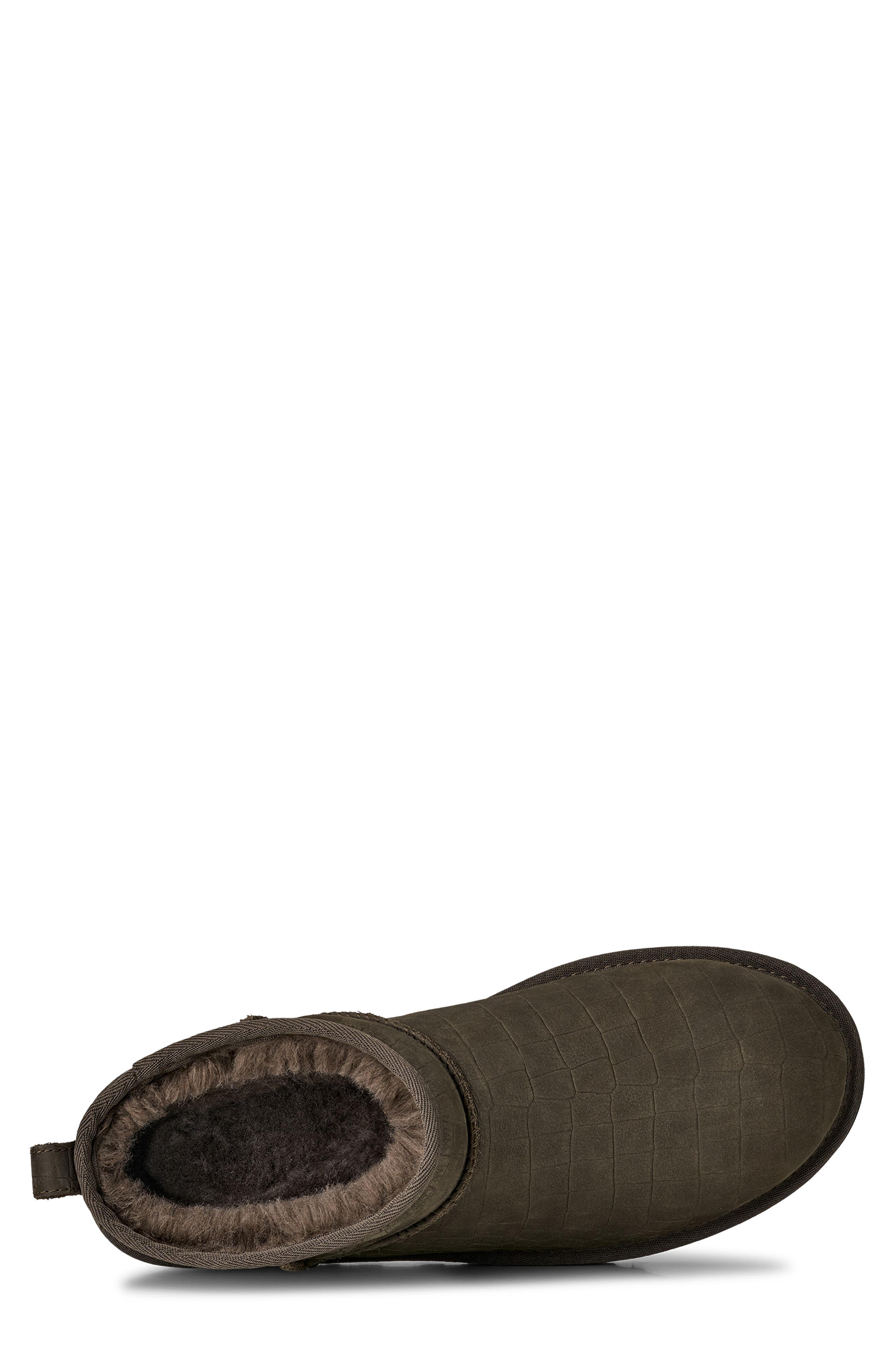 UGG<sup>®</sup> Classic Embossed Genuine Shearling Lined Boot, Alternate, color, 