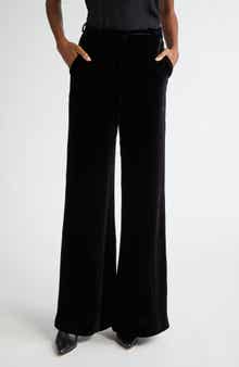 L'AGENCE Pilar Wide Leg Velvet Pants