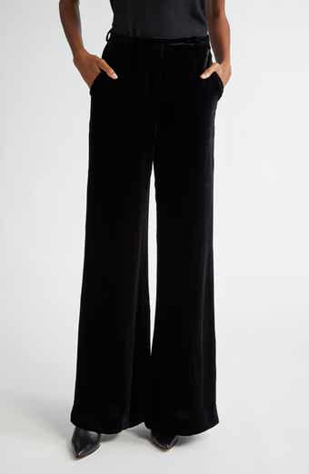 L'AGENCE Pilar Wide Leg Velvet Pants